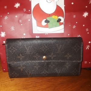 SOLD!!!!!Authentic Louis Vuitton long wallet